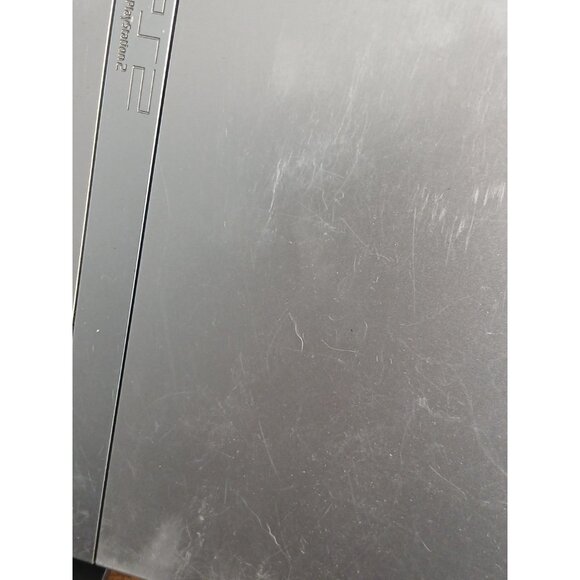 Sony PS2 Slim SCPH-79001 Silver Console Bundle Controller Cables Tested - Picture 7 of 16